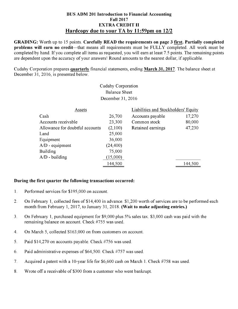 ADM-201 Reliable Test Objectives