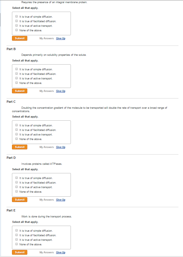 solved for each of the following statements answer if th simple statement