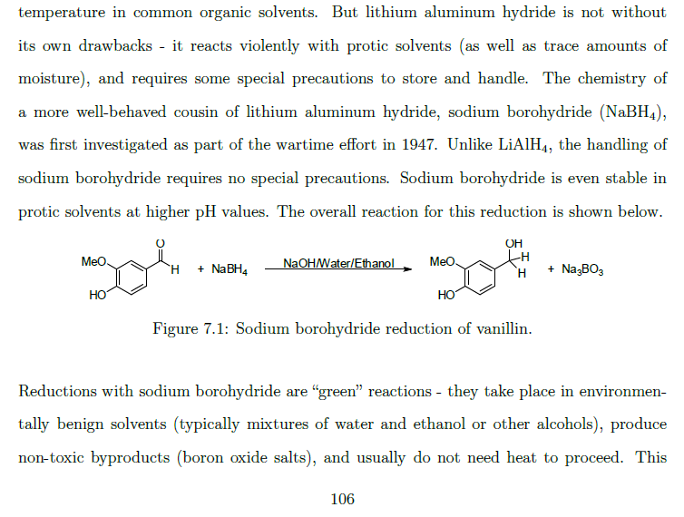 Solved Questions 1) The Borohydride Reduction Show In The...