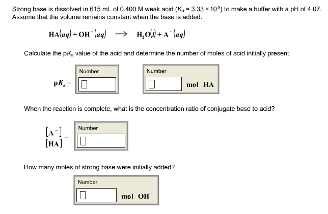 an experiment on the calculation of the dissociation constant for a weak unknown acid The extent of dissociation is indicated by the value of the acid dissociation constant, or k a 012 m solution of unknown weak acid has a ph = 338 calculate the value of k a graphical analysis of neutralization solution data for weak acid in this experiment you will prepare several neutralization solutions using known amounts of a. an experiment on the calculation of the dissociation constant for a weak unknown acid The extent of dissociation is indicated by the value of the acid dissociation constant, or k a 012 m solution of unknown weak acid has a ph = 338 calculate the value of k a graphical analysis of neutralization solution data for weak acid in this experiment you will prepare several neutralization solutions using known amounts of a.
