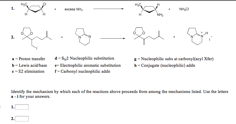 Solved: A = Proton Transfer B = Lewis Acid/base C = E2 Eli... | Chegg.com