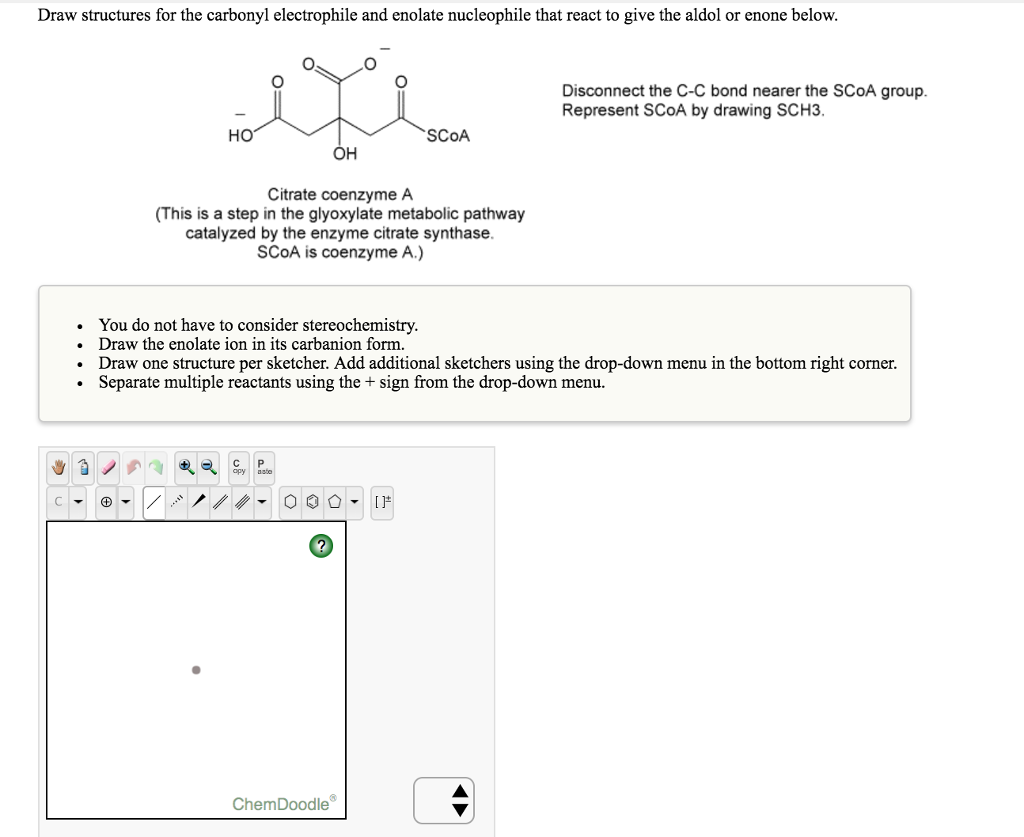 solved draw structures for the carbonyl electrophile and right to represent form