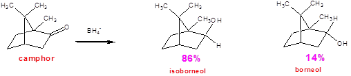 borohydride reduction 2 carbomethoxytropinone