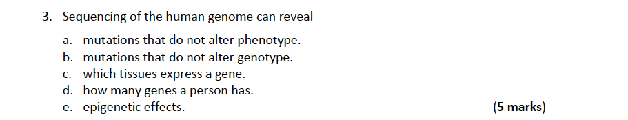 Question: GENETICS EXPERTS ONLY PLZ :Select and support the most appropriate response,and explain why eac...