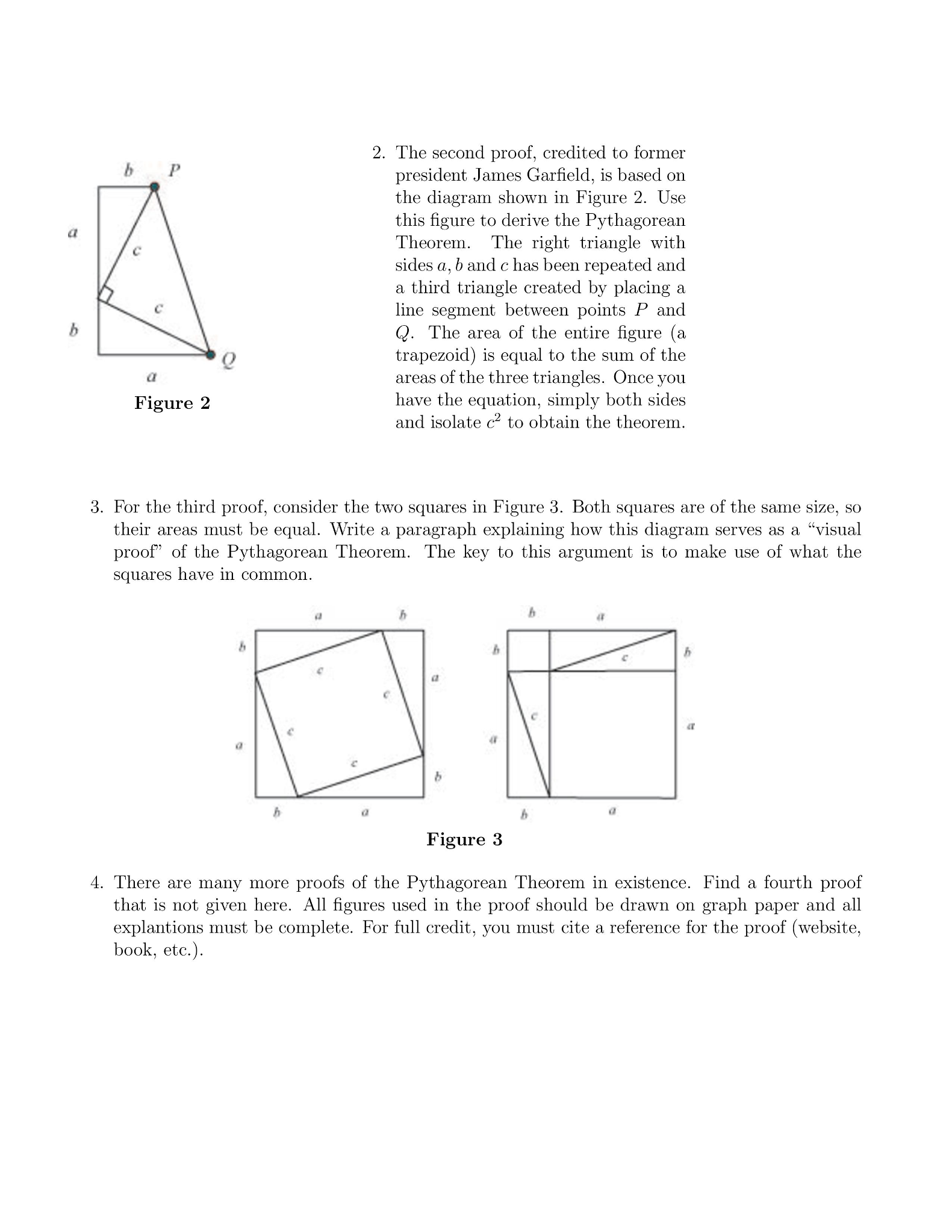 Solved In a right angled triangle, the area of the square of ...