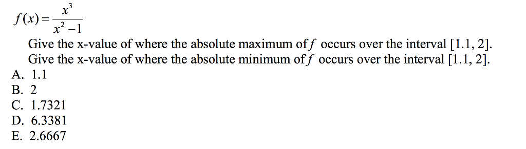Question: 7.) Solve the following:A.B.A. 74B. 24C. 1776D. 4682E. None of these.