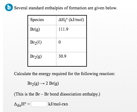 Solved Several standard enthalpies of formation are given | Chegg.com