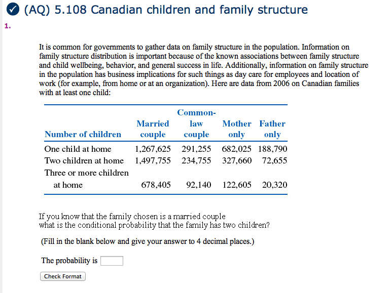 Family structure in canada