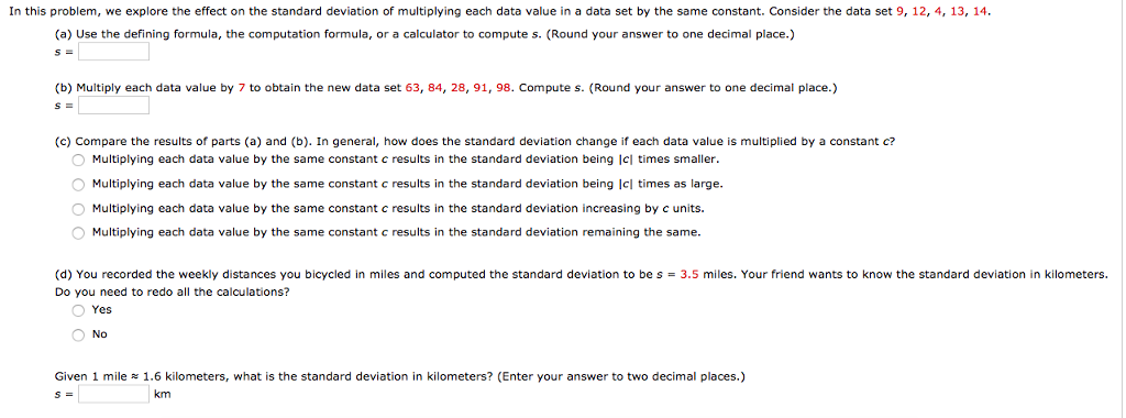 Solved In this problem, we explore the effect on the | Chegg.com