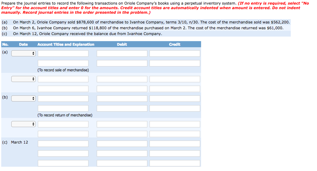 Solved Prepare the journal entries to record the following | Chegg.com
