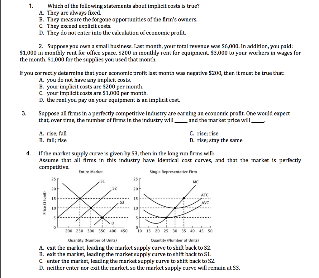 Solved Which of the following statements about implicit | Chegg.com