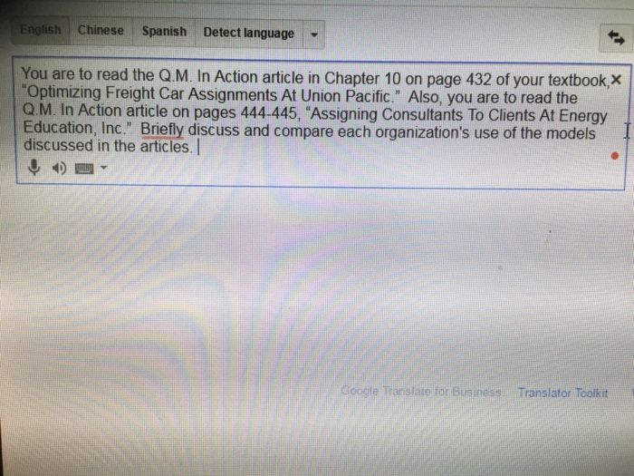 Question: 432 Chapter 10 Distribution and Network Models a.M. in ACTION OPTIMIZING FREIGHT CAR ASSIGNMENTS ...