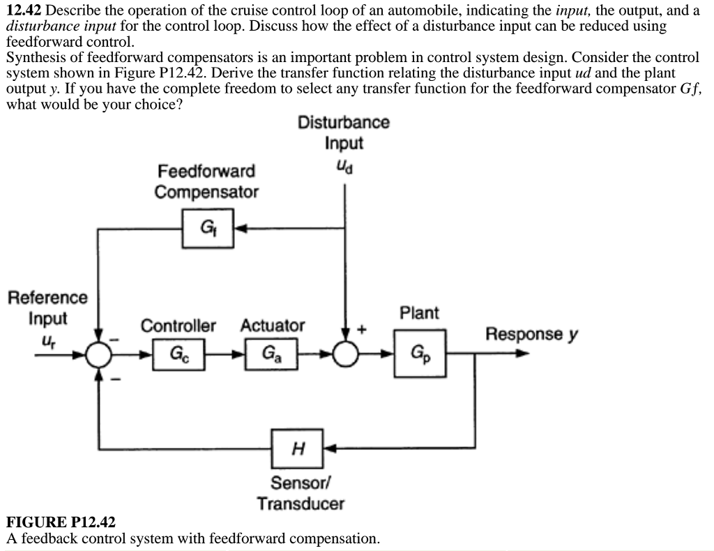 Solved 12.42 Describe The Operation Of The Cruise Control...