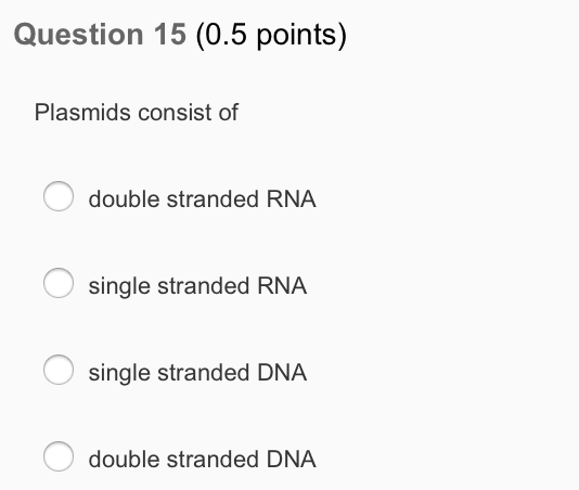 Question: Question 12 (0.5 points) Restriction enzymes recognize specific sequences of double stranded RNA ...