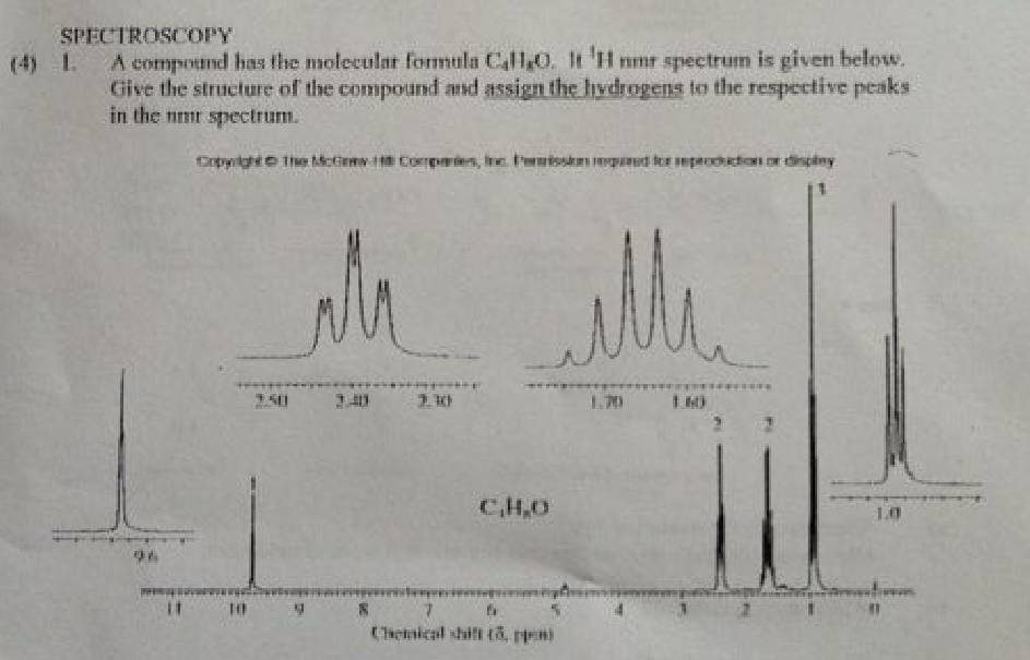 Organic Chemistry Practice Test, Help Please? | Chegg.com