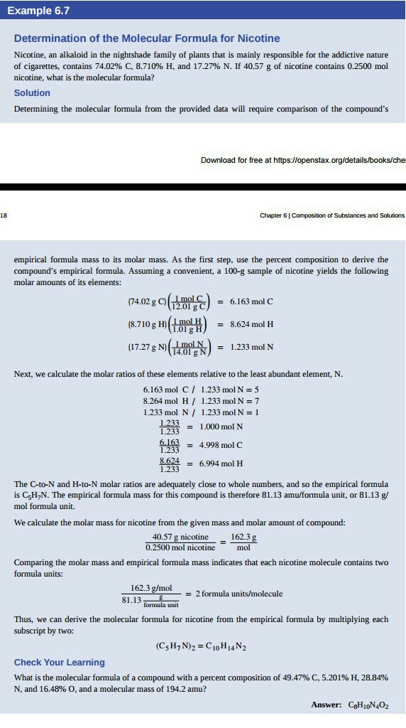 Question: In literally thee simplest way possible, please explain the aboveexample from "we calculate the ...