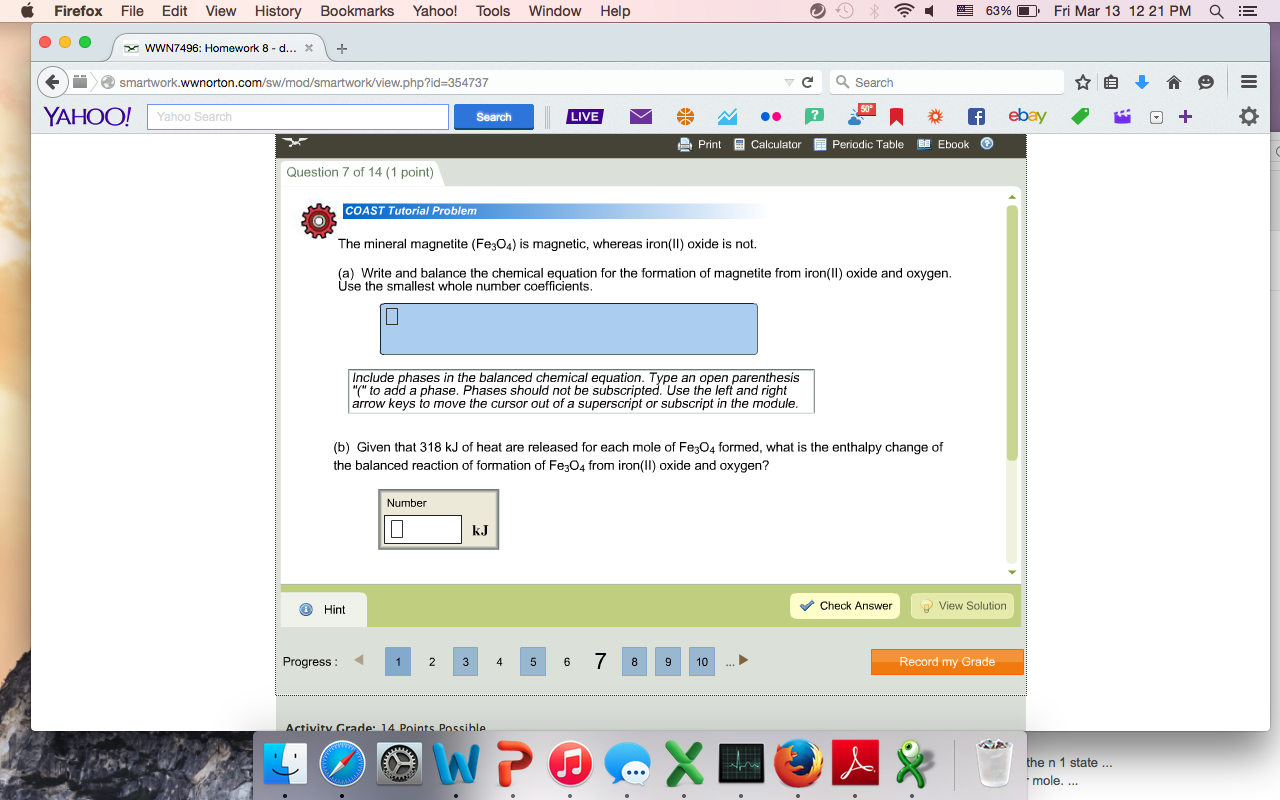 Chemistry homework help yahoo answers
