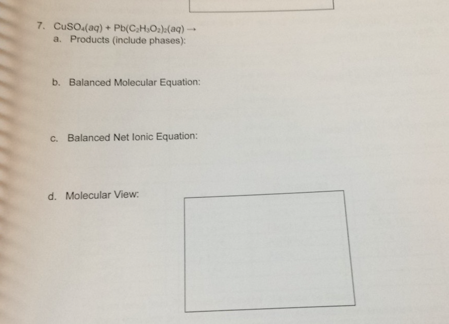 Question: Review of Precipitation Reactions In General Chemistry 1 you learned about the solubility rules a...