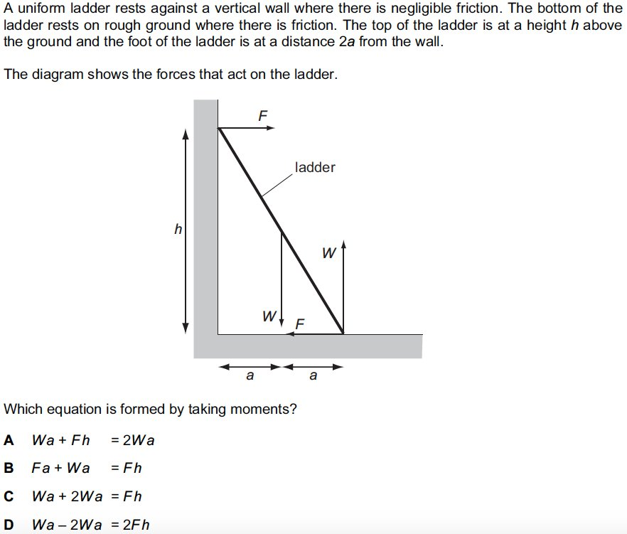 Solved: A Uniform Ladder Rests Against A Vertical Wall Whe... | Chegg.com