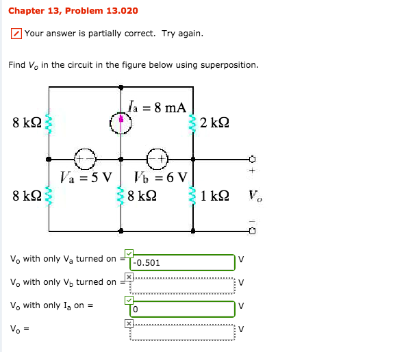 Solved Find Vo In The Circuit In The Figure Below Using Chegg