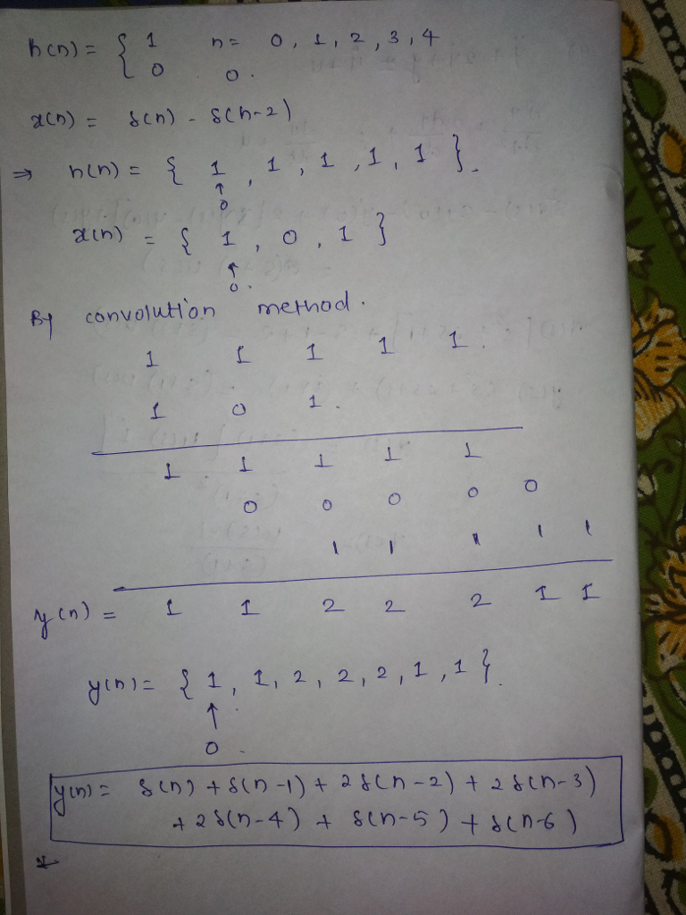 Solved Homework Consider The Discrete Time LTI System With Impulse