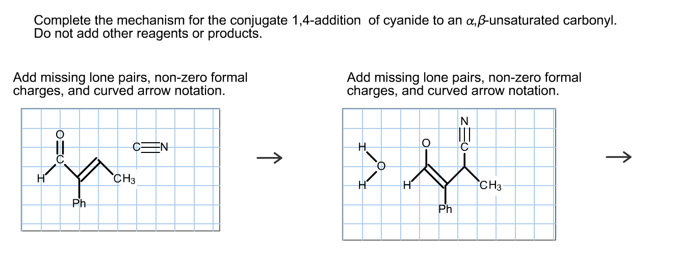 Solved Complete The Mechanism For The Conjugate Addition Chegg