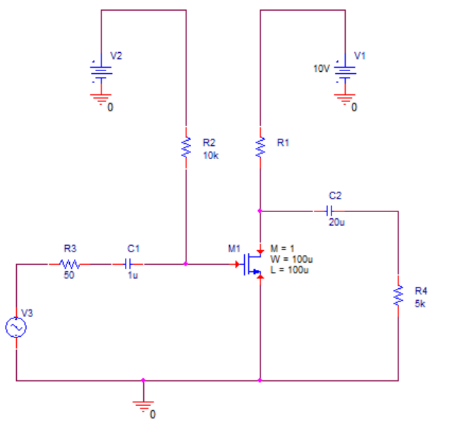 Solved Design The Common Source Amplifier Shown In Figure Chegg