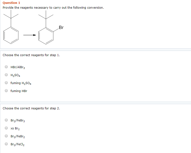 Solved Question Provide The Reagents Necessary To Carry Chegg