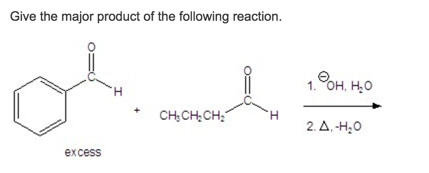 Solved Give The Major Product Of The Following Reaction Ch Chegg