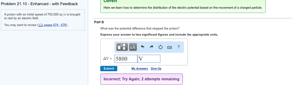 Solved A Proton With An Initial Speed Of M S Is Chegg