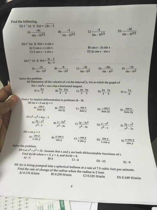 Solved Find The Following F X If F X Squareroot X Chegg