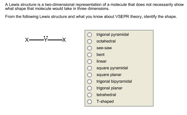 Solved: A Lewis Structure Is A Two-dimensional Representat... | Chegg.com