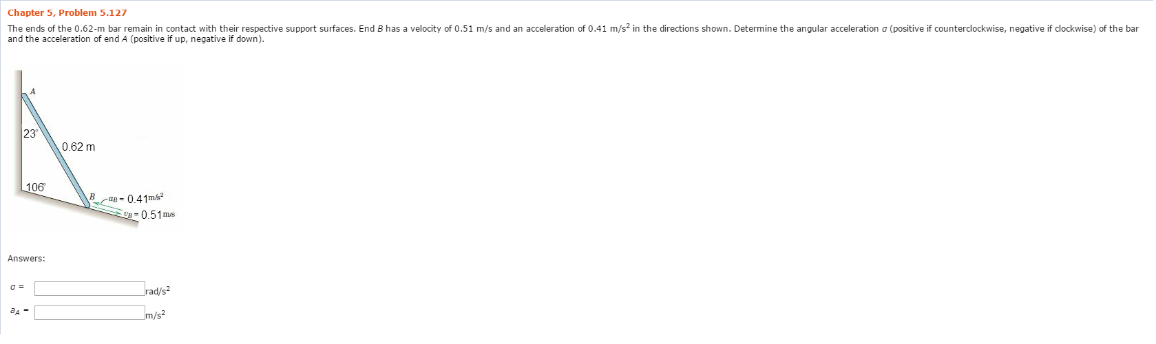 Solved Chapter 5 Problem 5 127 The Ends Of The 0 62 M Bar Chegg