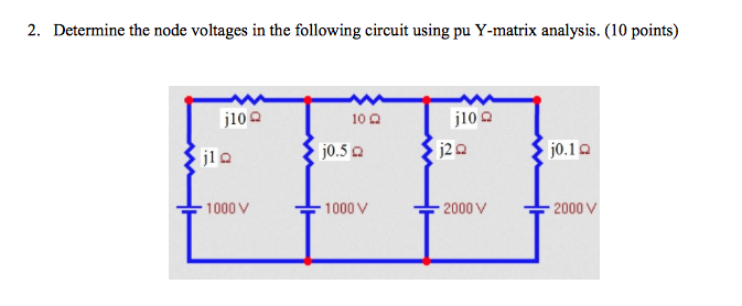 Solved Determine The Node Voltages In The Following Circuit Chegg