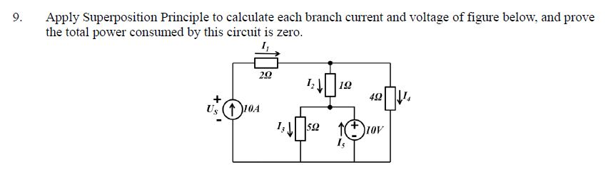 Solved Apply Superposition Principle To Calculate Each Chegg