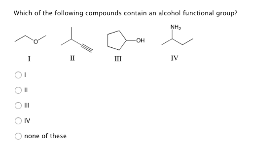 alcohol functional group