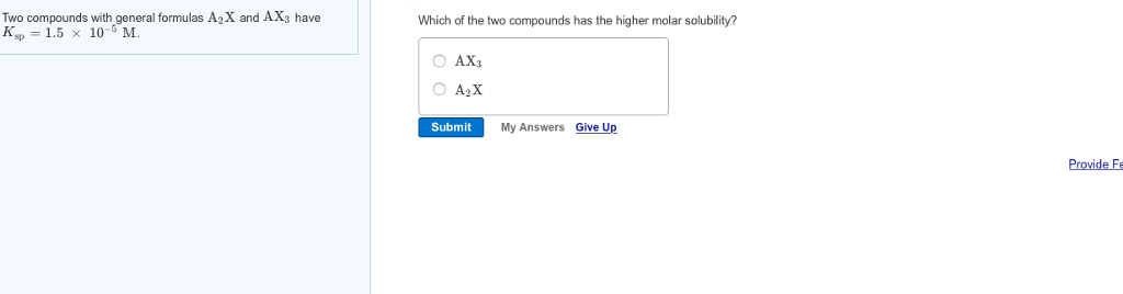 Solved Two Compounds With General Formulas A 2X And AX 3 Chegg