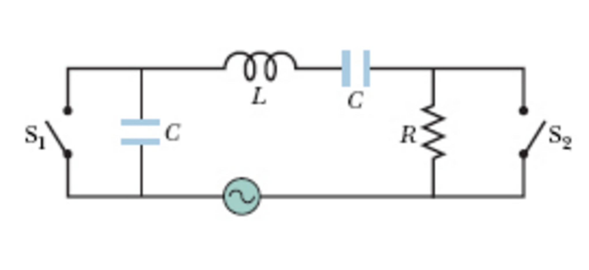 Solved The Figure Shows A Driven RLC Circuit That Contains Chegg