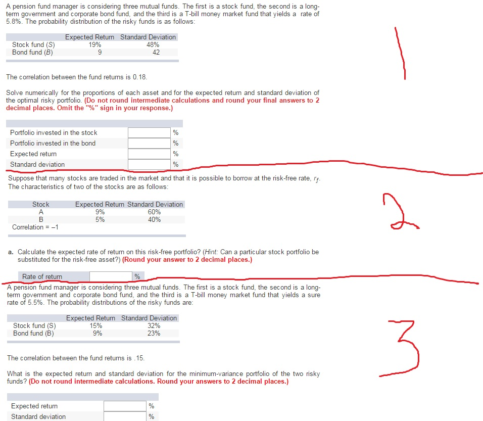 solved-a-pension-fund-manager-is-considering-three-mutual-chegg