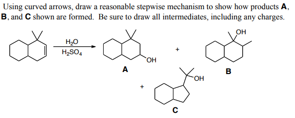 Solved Using Curved Arrows Draw A Reasonable Stepwise Chegg