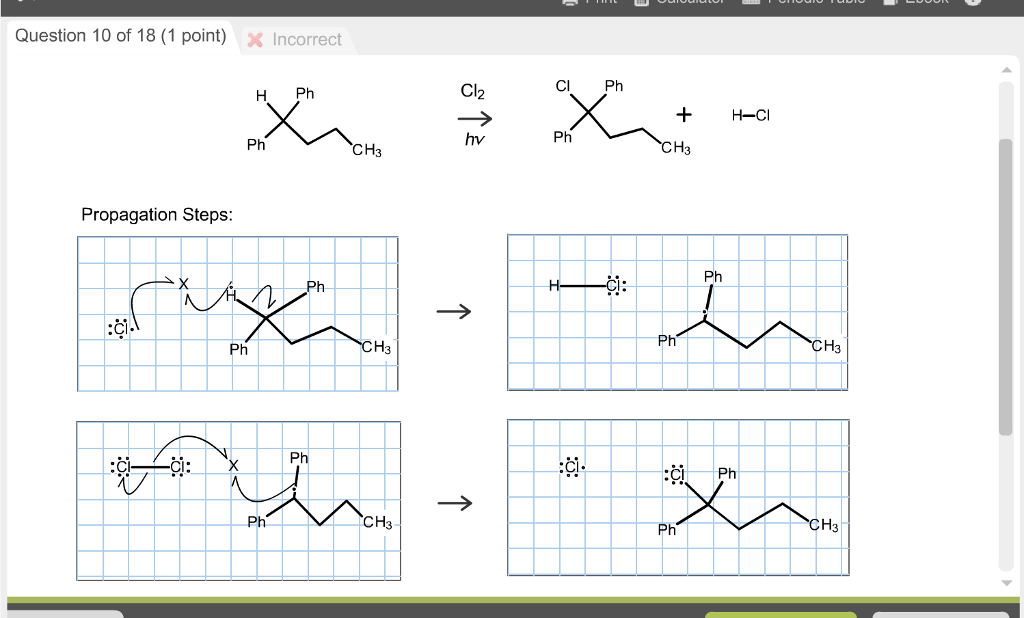 Solved Draw The Mechanism Arrows For Both Propogation Steps Chegg