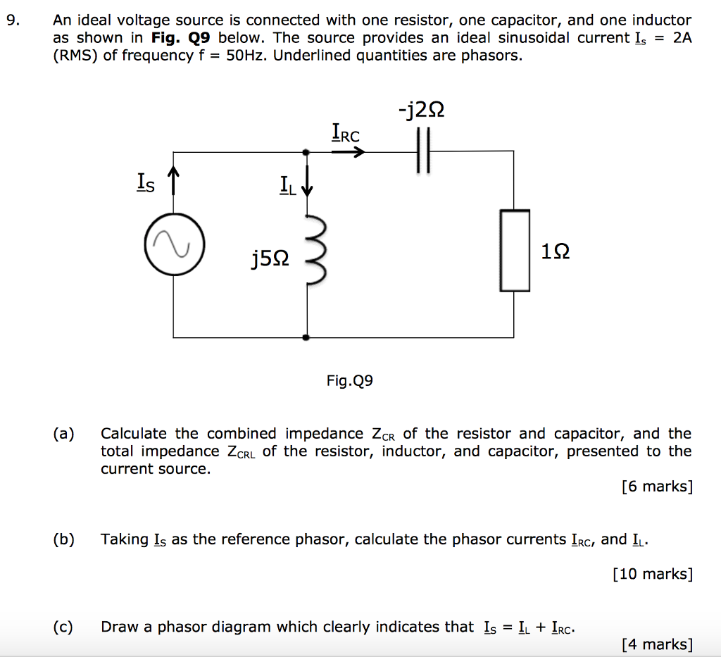 Solved An Ideal Voltage Source Is Connected With One Resi Chegg