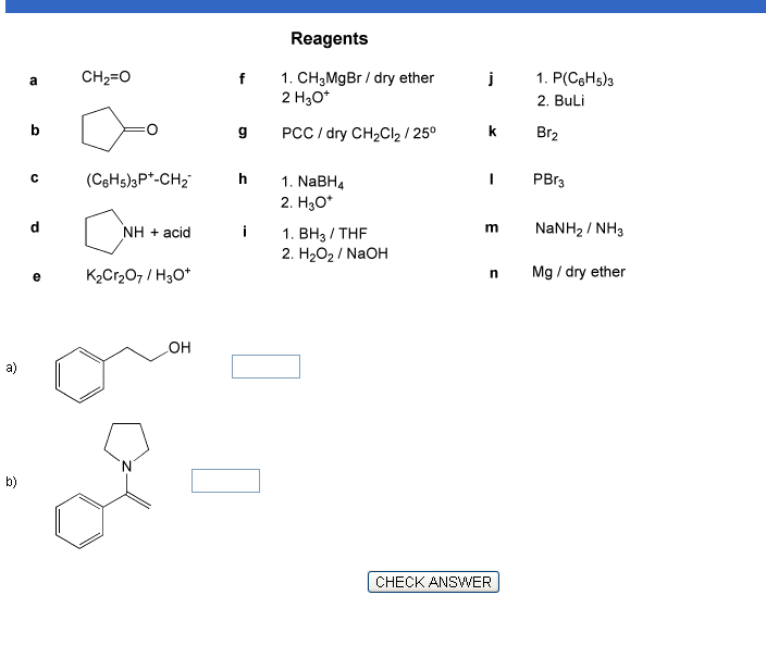 Solved How Would You Synthesize The Following Substances Chegg