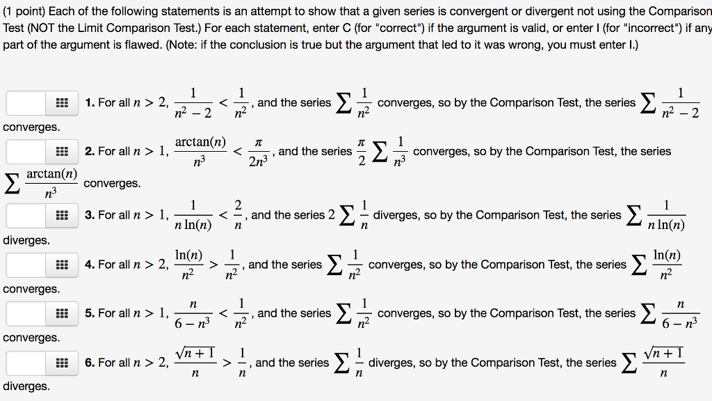 Solved Each Of The Following Statements Is An Attempt To Chegg