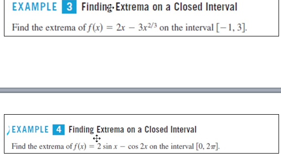 Solved Finding Extrema On A Closed Interval Find The Extrema Chegg