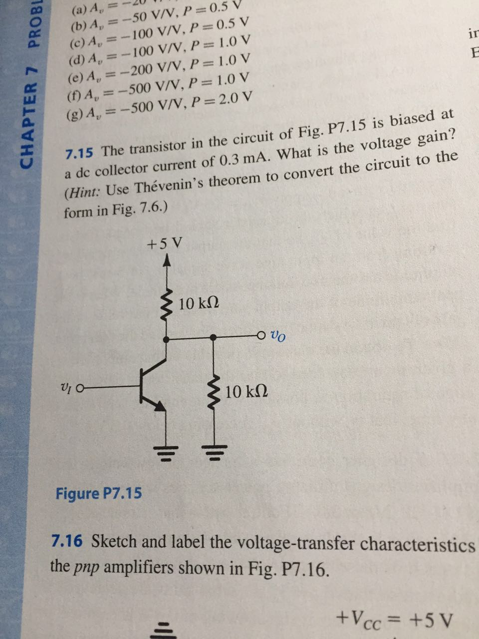 Solved The Transistor In The Circuit Of Fig P Is Biased Chegg