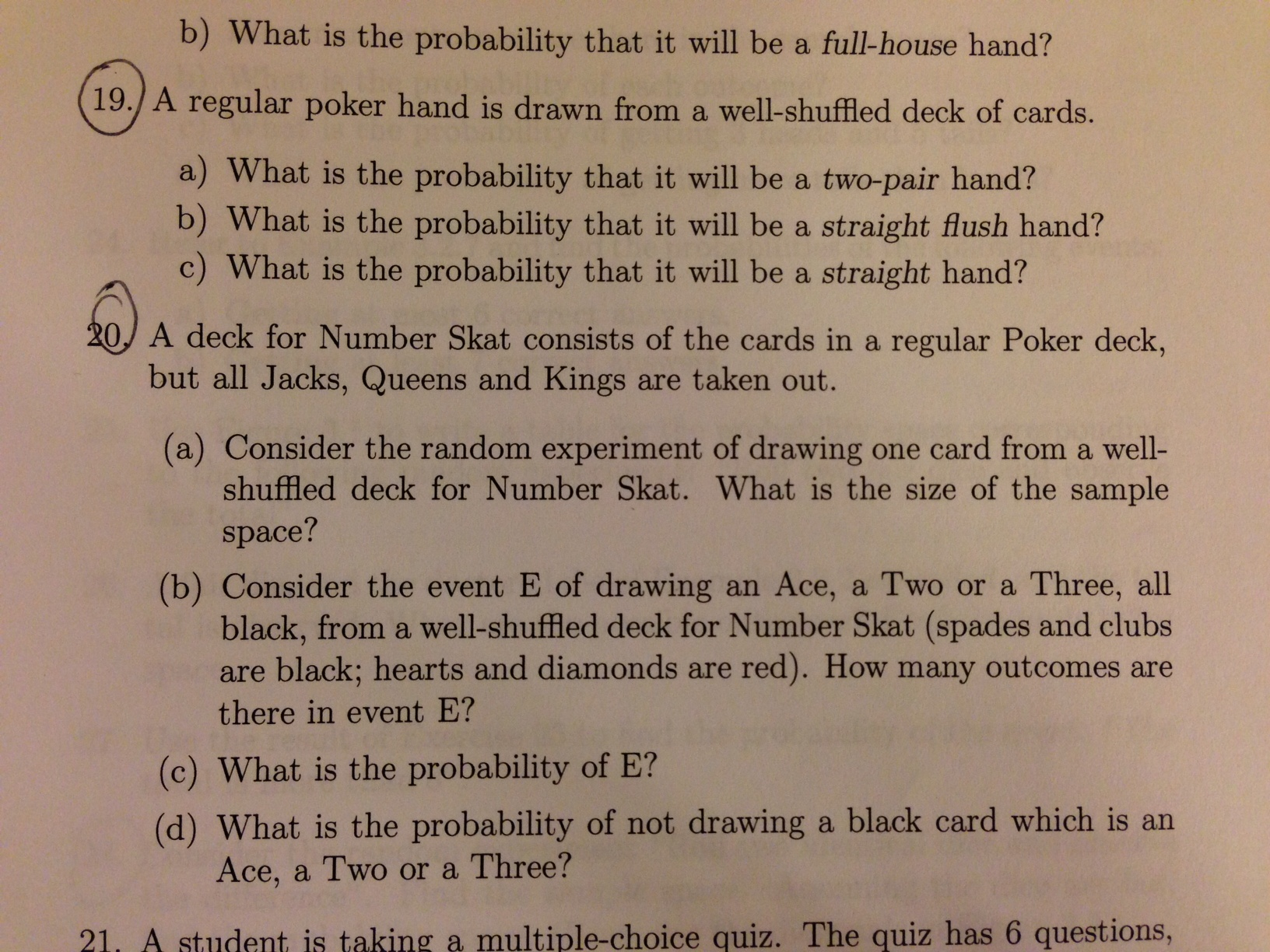 Probability homework help