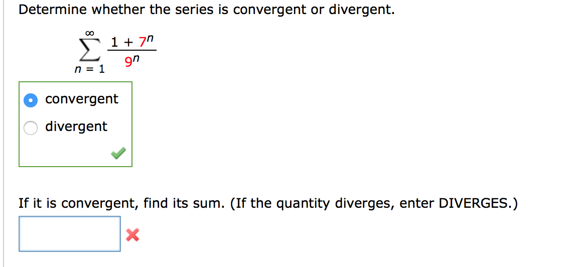 Solved Determine Whether The Series Is Convergent Or Chegg