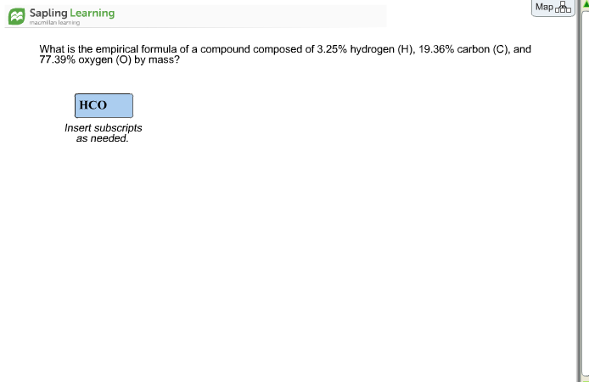 Solved What Is The Empirical Formula Of A Compound Composed Chegg