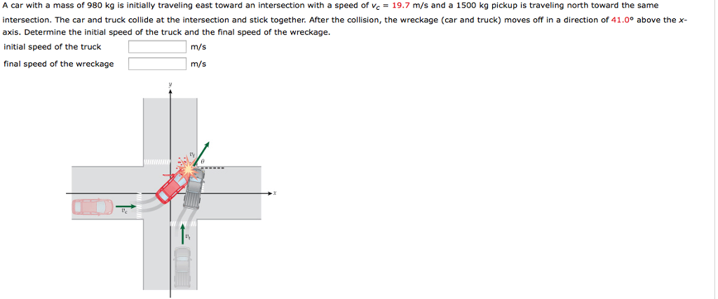 Solved A Car With A Mass Of Kg Is Initially Traveling Chegg